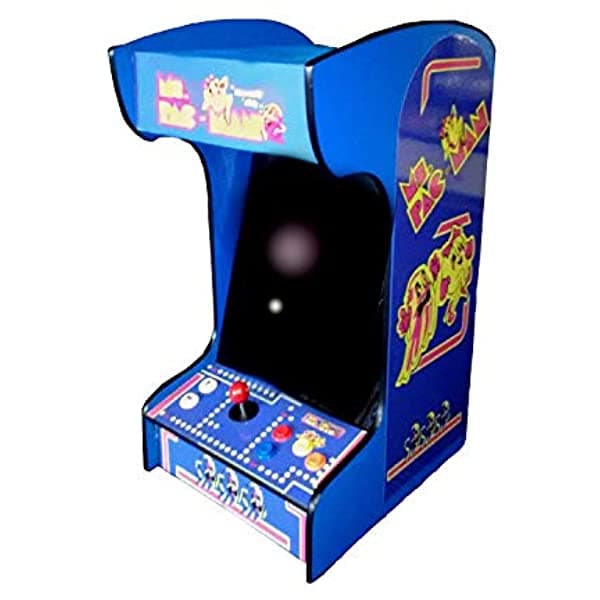 Doc Y Pies Arcade Factory Classic Home Arcade Machine - Tabletop Y Bartop - 6 0 Juegos Retro - Pantalla Lcd De Tamaño Completo Botones Y Joystick (Az