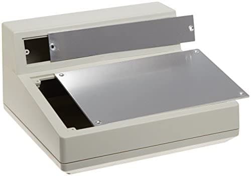Bud Industries Pc-11495 Caja De Estilo F De Plástico 9 "Ancho X 5" Altura X 8-1/2 " Paquete De Acabado Natural De 5