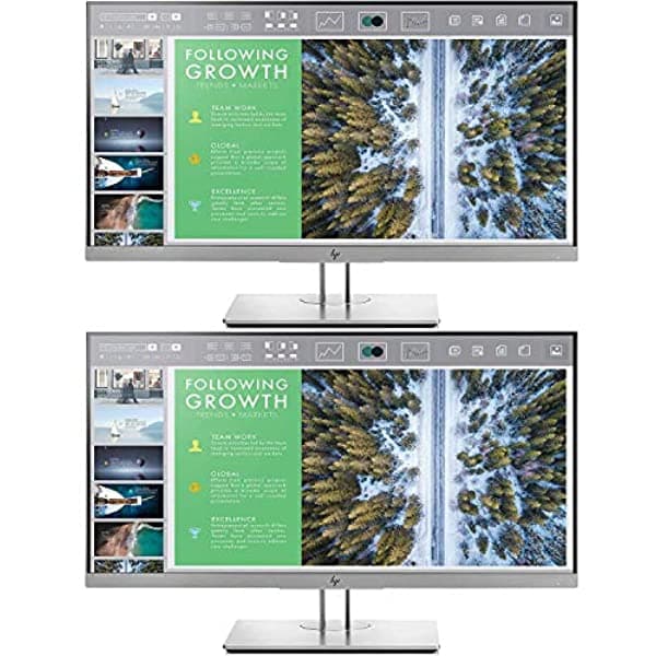 HP Hewlett Packard Elitedisplay 238'' Pantalla Led-Lit 2-Pack Monitor Silver (1Fh47A8#Aba)