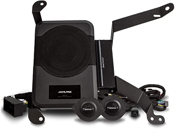 Alpine Electrónica Pss-23Wra Actualización Del Sistema De Sonido Alimentado Para Jeep Wrangler De 4 Puertas 2018 Sin El Sistema De Sonido Actualizado