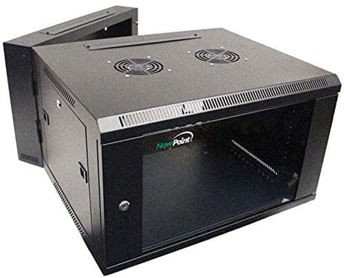 Navepoint 6U Wall-Mount Network Gabinet Cabinet 600 Mm De Profundidad Espalda Con Bisagras Gabinete De Servidor De Compuerta De Swing Cerraduras 400417583