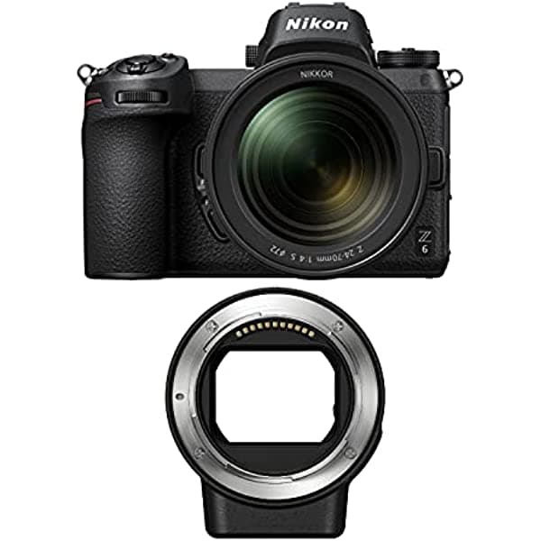 Nikon Z6 Cámara Sin Espejo Con Lente De Lente F/4 S Y Paquete De Adaptador De Montaje Ftz (2 Elementos)