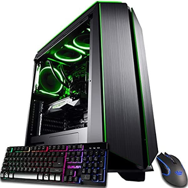 Computer Upgrade King Computadora De Torre Para Juegos Mantis V2 Gamer (Nvidia Geforce Rtx 4080 Procesador Intel 10-Core I9-10900Kf 32Gb Ddr4 Ram 512Gb Nvme Ssd + 2Tb Hdd Windows 11H) DT-CU-0035-CUK-199