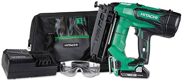 Metabo HPT Hitachi Nt1865Dm Clava De Acabado Recto Inalámbrico De 18 V Motor Sin Escobillas Calibre 16 Uñas De 1 "A 2-1/2" Batería Compacta De Iones De Litio