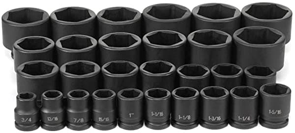 Grey Pneumatic (8029 3/4 "Drive 29 Piezas Conjunto De Socket Master 3/4-2-1/2"