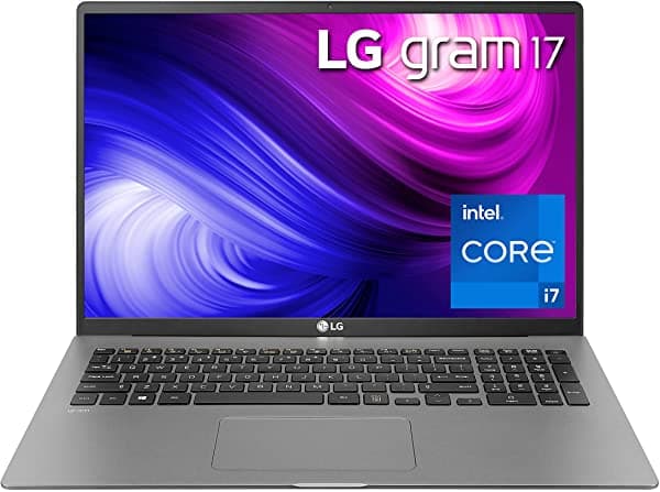 Lg Gram Fin Y Laptop De Luz - 17 "Ips Wqxga (2560 X 1600) Intel 11Th Gen Core I7 1165G7 Cpu Intel Iris Xe Graphics 16 Gb De Ram 1 Tb Ssd Batería 17Z95N-G.AAS8U1