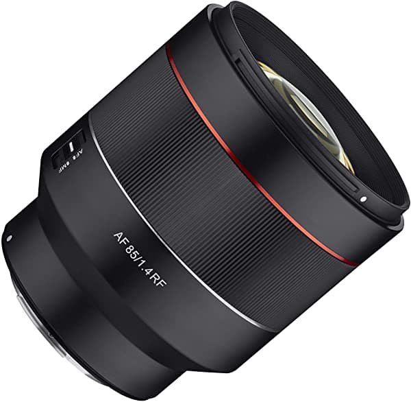 Rokinon Af 85 Mm F1.4 Lente De Enfoque Automático De Alta Velocidad Sellado Por Clima Para Cámaras Canon Eos R - Rf Mount (Io85Af-Rf)