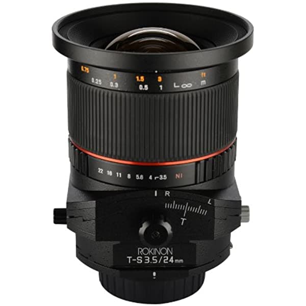 Rokinon Tsl24M-N - Lente De Cambio De Inclinación Para Nikon (0.945 In F/35)