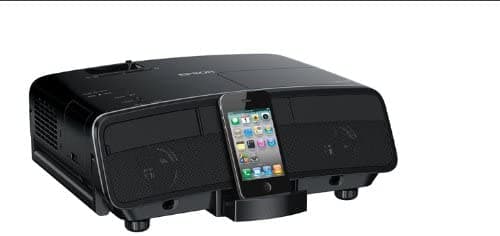 Epson Megaplex Mg-850Hd 720P Hd Digital Portátil Dock Proyector 3Lcd Y Combo Altavoces Para Ipod Iphone Y Ipad V11H444020