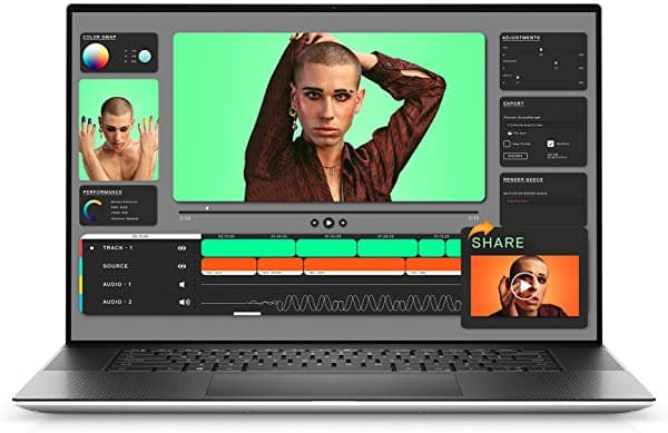 Dell Laptop Xps 17 9710 Con Pantalla Táctil Pantalla Uhd+ De 17 Pulgadas Intel Core I9-11900H 32 Gb Ddr4 Ram 1 Tb Ssd Nvidia Geforce Rtx 3060 6 Gb Gddr6 Windows 10 Pro - Platino Plateado 6R7X0