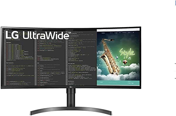 Lg 35Wn65C-B Monitor Qhd Hdr Curvado De 35 Pulgadas Con Freesync