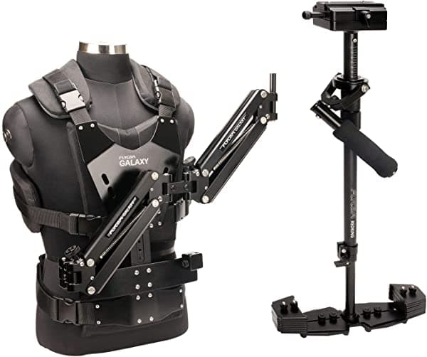 Flycam Galaxy Dual Arm & Vest Con Sistema De Estabilización Profesional De La Cámara De Video (Flcm-Glxy-Rk) Sistema De Estabilización Profesional