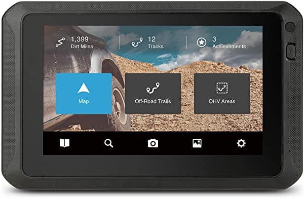 Magellan Tn1840Sgluc Trx7 Cs Pro Dual-Mount Trail & Street Gps Navigator De 7 Pulgadas Con Cámara De Senderos Trasero Negro