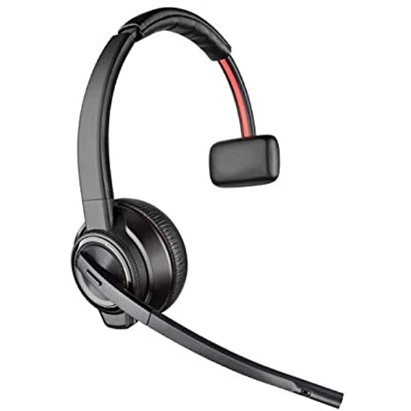 Plantronics - Auriculares Dect Inalámbricos De Office Savi 8210 (Poli) - Oído Único (Mono) - Compatible Para Conectarse A Pc/Mac O Al Teléfono Celular 207322-01
