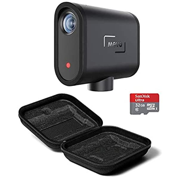 Unknown Mevo Start Cámara De Transmisión En Vivo De 1080P All-In-One Paquete Con Tarjeta De Memoria Microsdhc De Sandisk 32Gb Mevo Start Case A Pedid