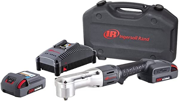 Ingersoll Rand W5330 20V 3/8 "Herramienta De Ángulo Recto Inalámbrico Kit Con Herramienta/Cargador/Estuche/2 Baterías W5330-K22