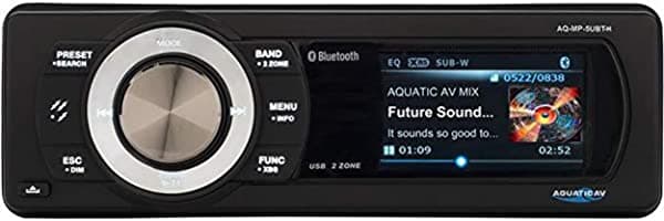 Aquatic AV Mp5+ Marine Stereo AQ-MP-5UBT-S