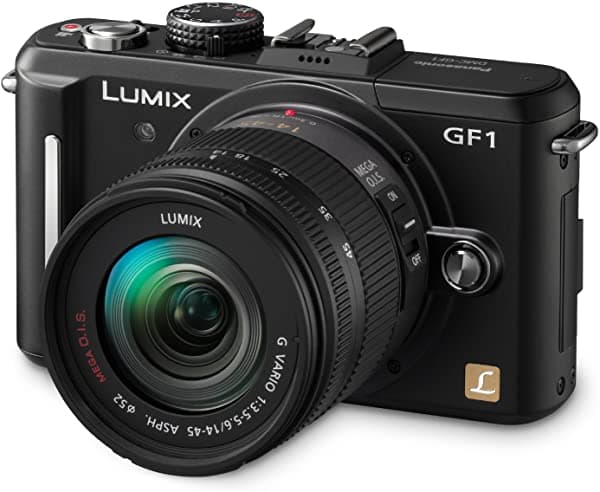 Panasonic Lumix DMC-GF1 Cámara Digital 12.1MP Micro Four-Thirds con Lente Intercambiable 14-45mm DMC-GF1K-K