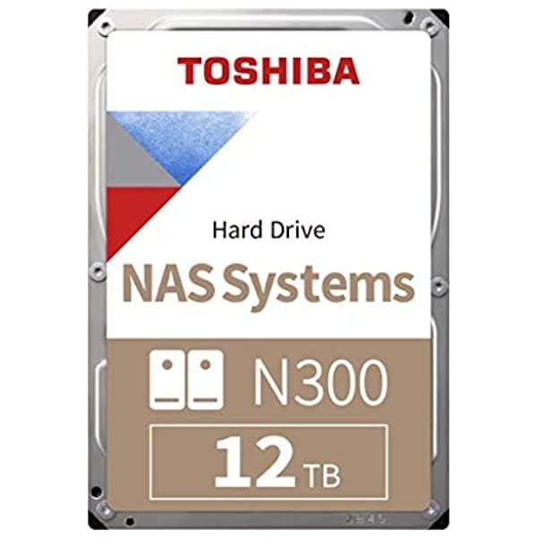 Toshiba N300 12Tb Nas 3.5" Sata Hdd 'Bulk' (Hdwg21Cuzsva)