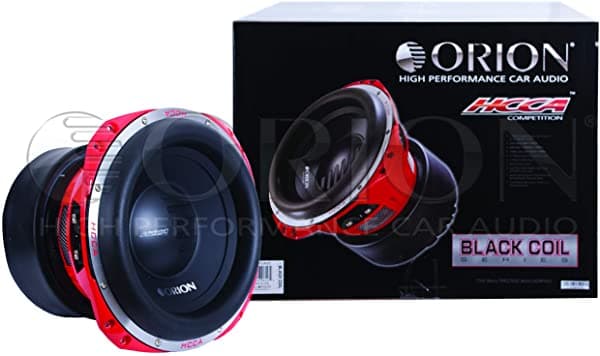 Orion Hcca122 - Subwoofer Hcca De 12 Pulgadas Serie De 2 Ohmios Doble Vc Rms Potencia Watts 2500 Bobina Negra