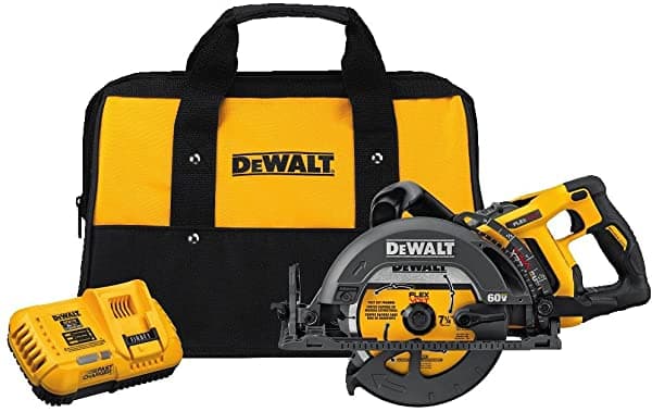 Dewalt Flexvolt 60V Sierra Circular Máxima Para El Kit De Encuadre 7-1/4 Pulgadas 6.0-Ah Bateria (Dcs577T1)