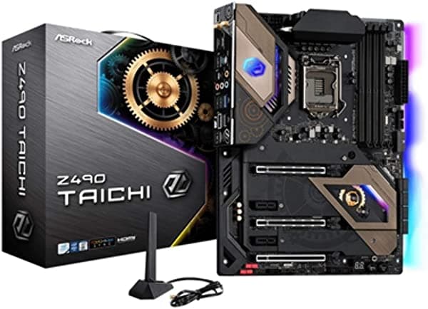 Asrock Z490 Taichi Soporta La Placa Base De Procesadores Intel Core Tm De 10ª Generación Y Futura Generación (Socket 1200)