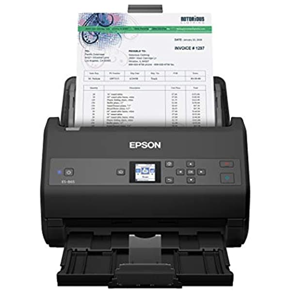 Epson Workforce Es-865 - Escáner De Documentos Dúplex De Color De Alta Velocidad Con Controlador Twain