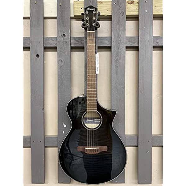 Ibanez Aewc400 - Guitarra Electroacústica De 6 Cuerdas (Diestro Negro Transparente Sunburst)