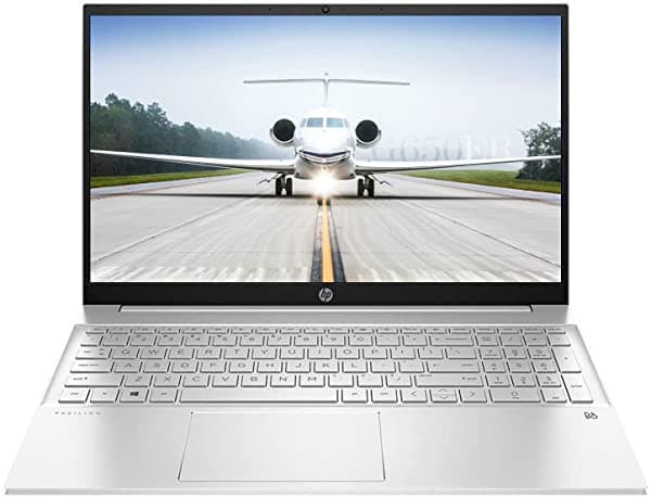 HP Pavilion Notebook 15.6" Full HD Pantalla Táctil 10ª Generación Intel Core i5-1035G1 Procesador de Cuatro Núcleos Wi-Fi Bluetooth Cámara Web HDMI Windows 10 Home Paquete KKE Plata (12 GB RAM | 512 GB SSD)