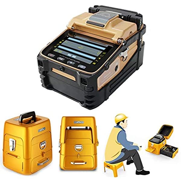 D Yedemc Sm&Mm Automático Ftth Fibra Óptica Soldadura Empalme Máquina Fibra Óptica Fusión Empalme Ai-8C Empalme 6S Heating15S
