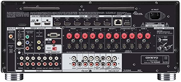 Onkyo Tx-Rz840 - Receptor Inteligente Av Con 4K Ultra Hd | Dolby Atmos | Airplay 2 | Imax Mejorado (Modelo 2019)