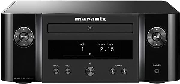Marantz M-CR612 Receptor CD en Red con Wi-Fi, Bluetooth, AirPlay 2 y HEOS | Sintonizador AM/FM, Reproductor de CD, Compatible Alexa | Negro