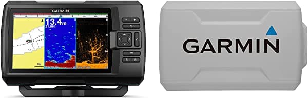 Garmin Striker Plus 7Cv Con Transductor Cv20-Tm Y Cubierta Protectora 7 Pulgadas 010-01873-00