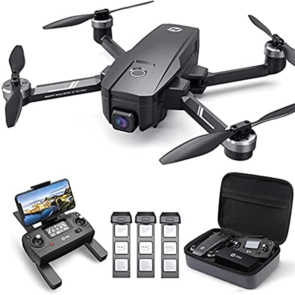 Holy Stone HS720E Drone 4K EIS con 3 Baterías, Tiempo de Vuelo de 74 Minutos, Ideal para Fotografía Aérea y Videos.
