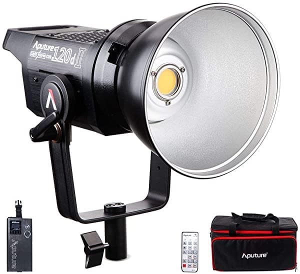Aputure Ls C120D Ii Aputure 120D Ii 120D Mark Ii 180W Led Luz Diurna Continua Con 30.000 Lux 1.6 Ft Soporta Dmx 2.4G Remoto 5 Efectos De Iluminación Preprogramados En La Cámara Iluminación Fotográfica