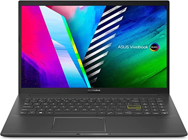 ASUS VivoBook 15 OLED K513EA-AB54 - Notebook delgada y liviana, pantalla 15.6" OLED, Intel i5, 12GB RAM, 512GB SSD, sensor de huellas, Windows 10
