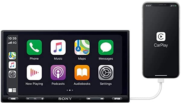 Sony Xavax5500 6.95 "7" Apple Car Play Android Auto Receptor Multimedia Con Bluetooth Y Compatible Con Weblink