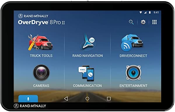 Rand McNally OverDryve 7 Pro Gen 2 tableta GPS de 7 pulgadas pantalla fácil de leer dash cam enrutamiento personalizado y radio satélite (OD7PROII)