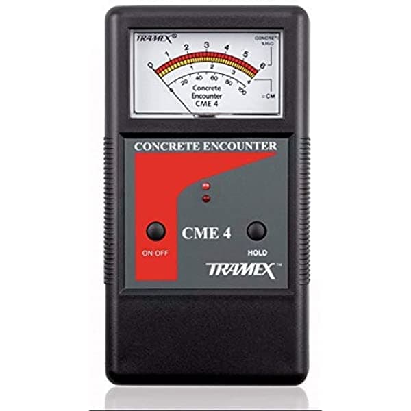 Tramex Cme4 Medidor De Humedad De Concreto. Medidor Encounter 4 No Destructivo Con Rango De Medición De 2-6% H2O