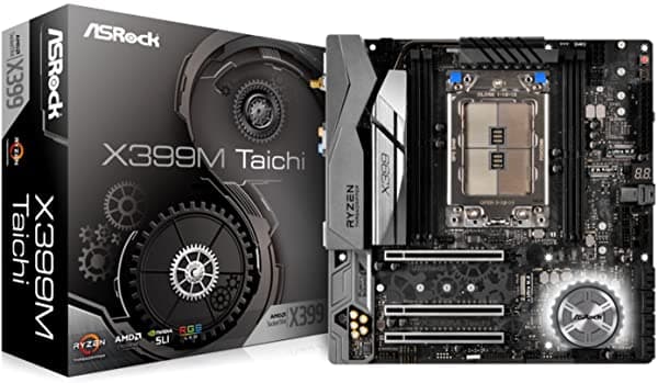 Asrock Socket Tr4/ Amd X399/ Ddr4 Wi-Fi/A Y 2Gbe/ Microatx Placa Base (X399M Taichi)