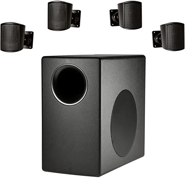 JBL C50Pack - sistema de parlantes minisatélite y subwoofer para montaje en superficie