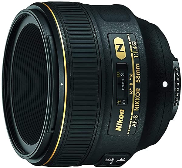 Nikon Af-S Fx Nikkor 58Mm F 1.4G Lente Nikon Dslr Camara 2210