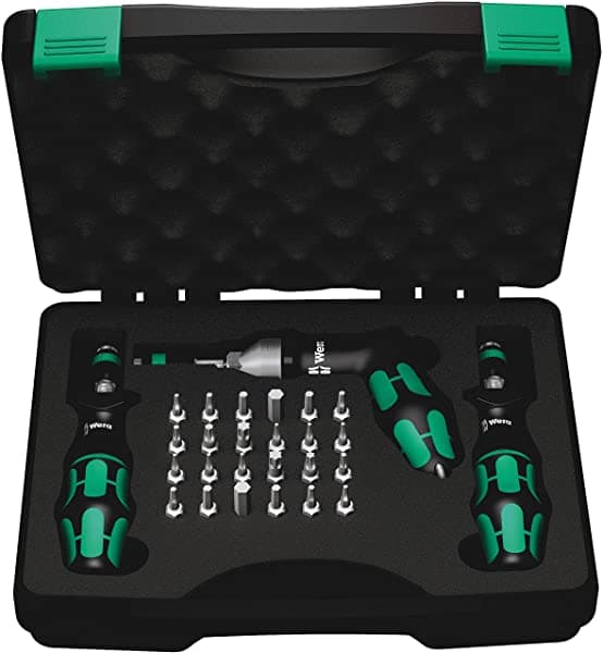 Wera - 5074739001 Kraftform 7440/41/42 Juego De Destornilladores De Par 03-60 Nm Y Puntas De 27 Piezas