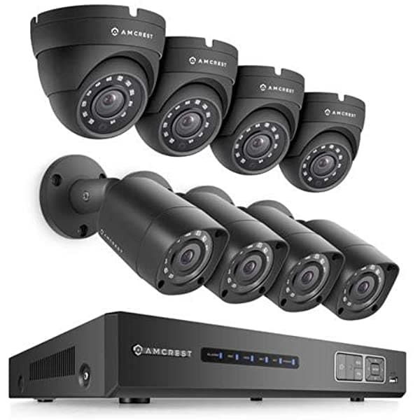 Amcrest Amdv4M8-4B4D-B Ultrahd 4Mp 8Ch Sistema De Video-Seguridad