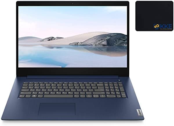 Lenovo Ideapad 3 - Laptop Hd De 17.3 Pulgadas Procesador Intel Core I5-1035G1 Hdmi Bluetooth Wi-Fi Cámara Web Clase En Línea Zoom Windows 10 Abyss Blue Paquete Kke (20 Gb De Ram | Ssd De 2 Tb)