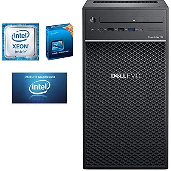 Dell Servidor Poweredge T40 Btx Intel Xeon E-2224G 3.5Ghz 8Gb 2666Mt/S Ddr4 1Tb 7.2K Rpm Sata Licencia De Servidor Windows No Incluida PowerEdge T40 Server