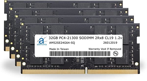 Adamanta 2015 4 X 8 Gb/2019 2 X 16 Gb 4 X 32 Gb. AM52SE24G64-SQ