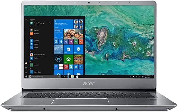 Acer Swift 3 Sf314-54-56L8 14" Full Hd 8Th Gen Intel Core I5-8250U 8Gb Ddr4 256Gb Ssd Windows 10 Silver
