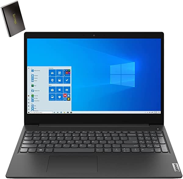 Lenovo Ideapad - Computadora Portátil 3 15 De 15.6 Pulgadas Amd Ryzen 3 3250U Hasta 3.5 Ghz 4 Gb Ddr4 Ram 128 Gb Pcie Ssd 802.11Ac Wifi Bluetooth 5.0 Cámara Web Negro Windows 10 S Ipuzzle 500 Gb Disco Duro Externo IdeaPad 3