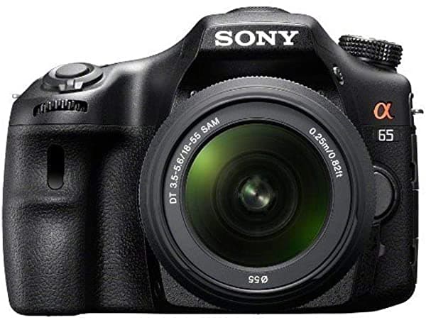 Sony Slt-A65V 243 Mp Espejo Translúcido Digital Slr Con Lente De 0.709-2.165 In SLTA65VK